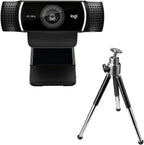 Logitech C922 Webcam and H340 Headset Bundle — Black