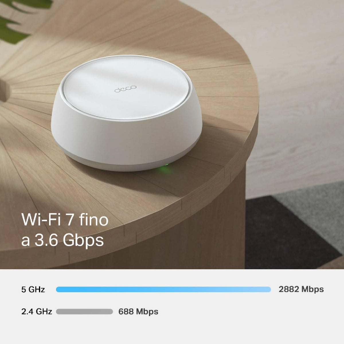 TP-Link WiFi 7 Deco BE3600 Mesh WiFi, BE3600Mbps, Dual Band, 160MHz Channels, 2 Gigabit Ports, HomeShield, MLO, 4K-QAM, Works with Any ISP and Modem, 4 Internal Antennas, WPA3, Alexa, 3pcs