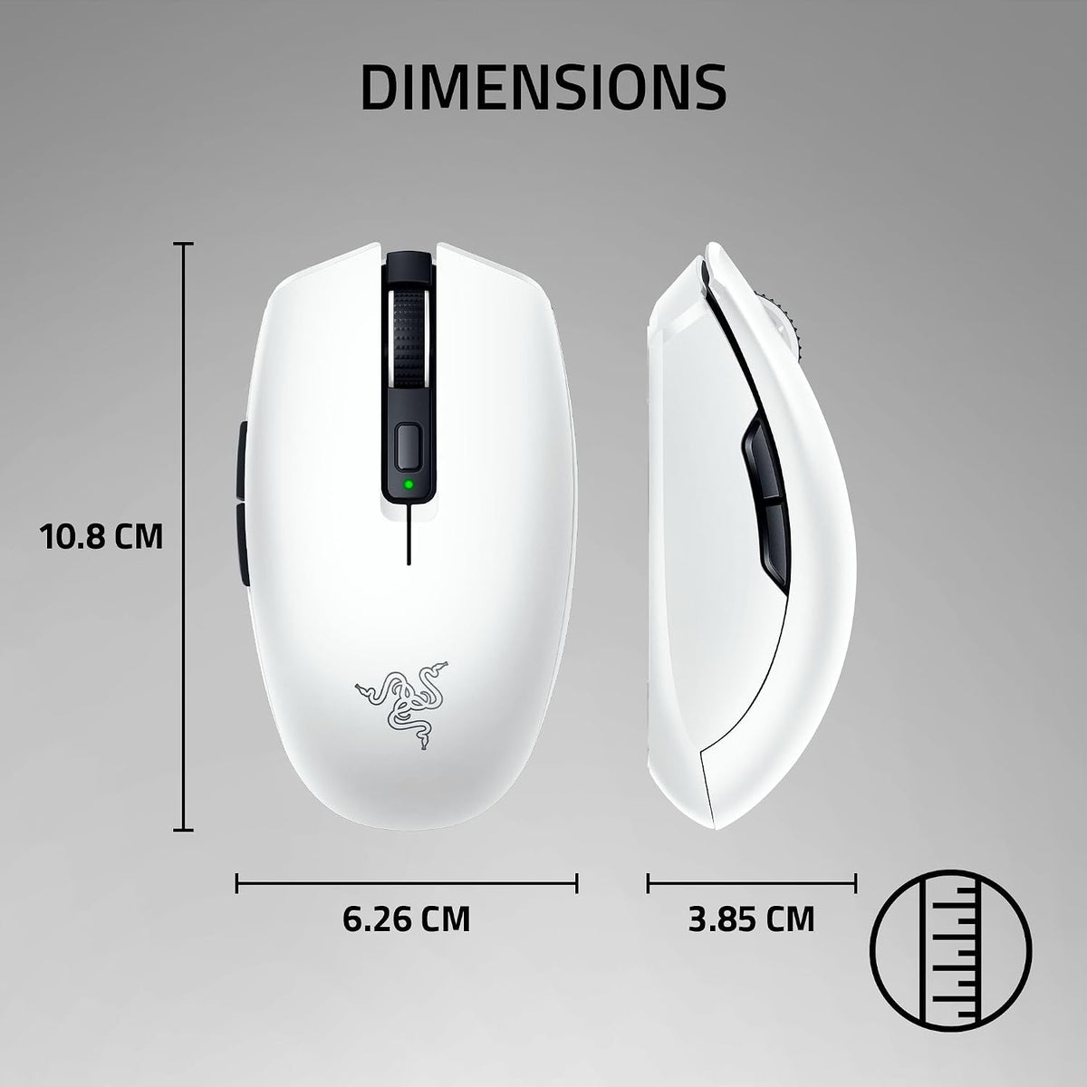 Razer Orochi V2 White Wireless Gaming Mouse — product image 9