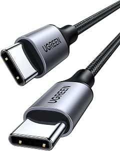 UGREEN Type C Cable 1M, 60W Laptop Compatible USB C Fast Charging Cable