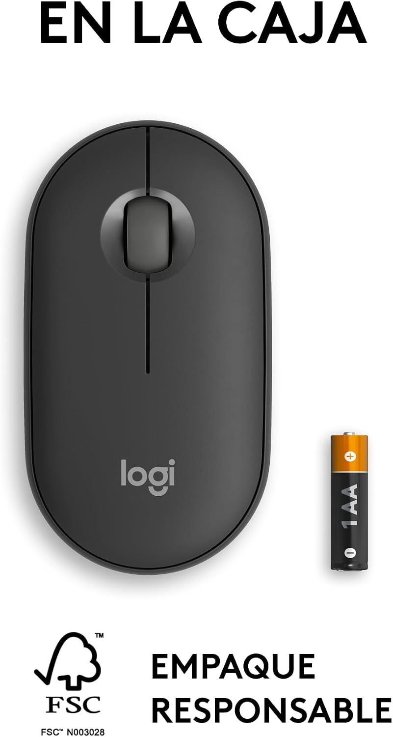 Logitech M350S Wireless Mouse — Graphite