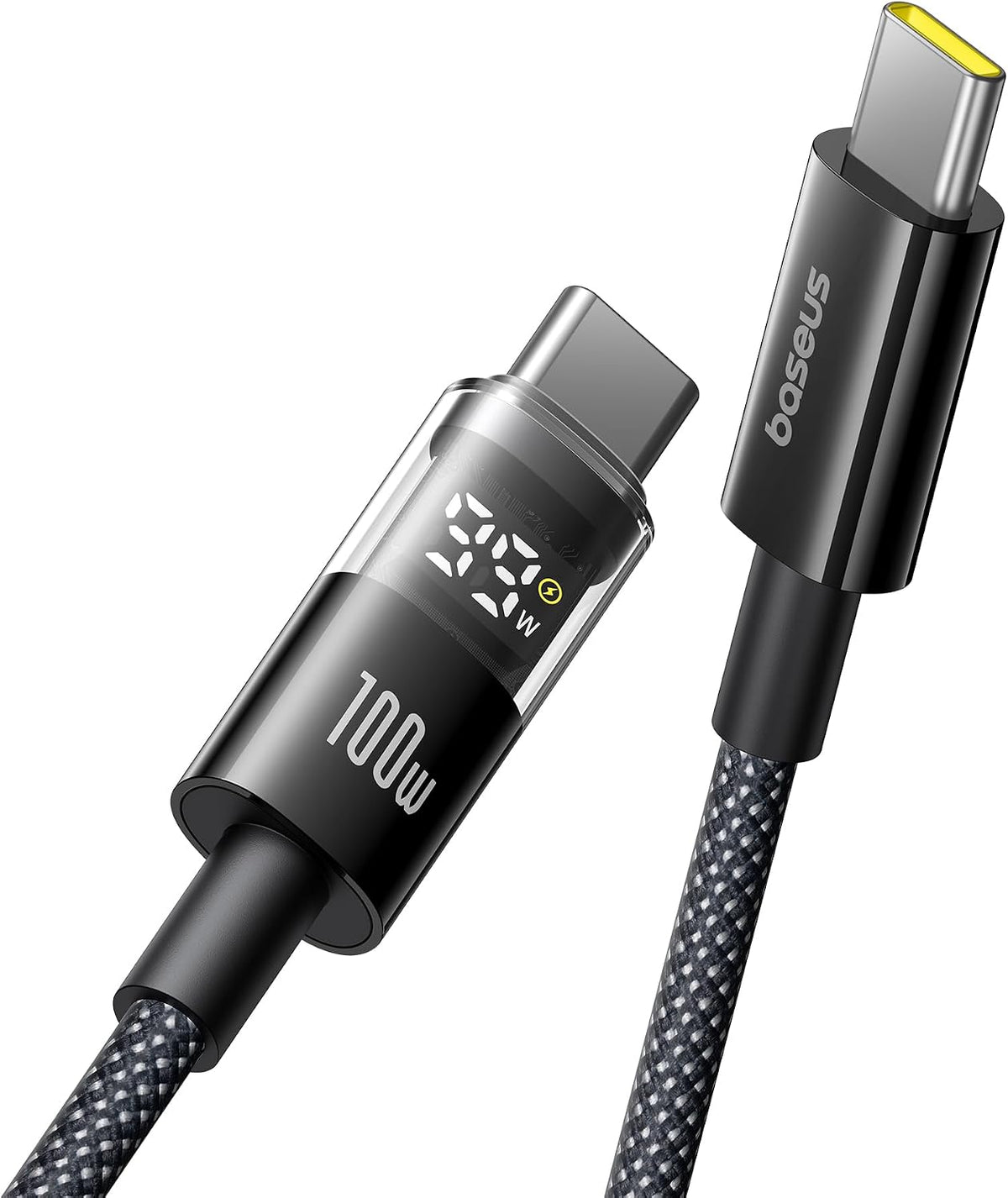 Baseus Digital Display USB-C to USB-C Cable 100W — 1m — Black