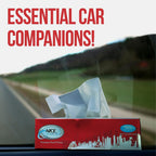 Nice Touch Facial Tissue, 2 Ply x 7 Slim and Compact Car Tissue Boxes Pack of 100 Sheets each — additional view 3