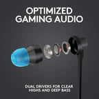 Logitech G333 Gaming Headset — Black