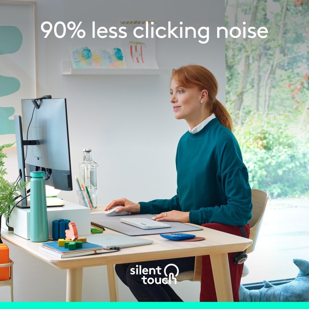 Logitech M650 Wireless Mouse — Off White