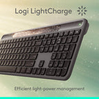Logitech Signature Slim Solar+ Keyboard — Graphite