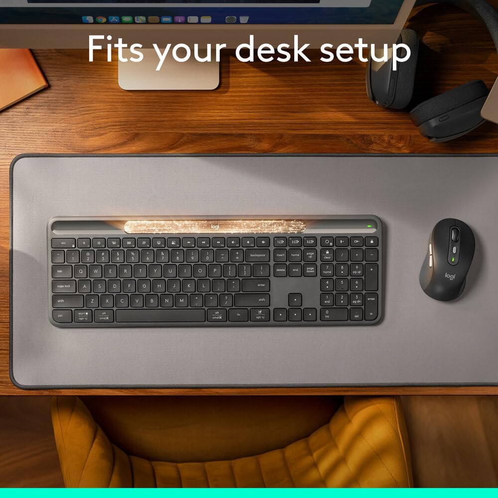 Logitech Signature Slim Solar+ Keyboard — Graphite
