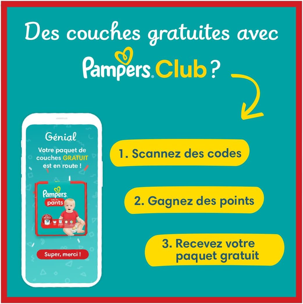 Pampers Night Nappies Pants Size 5 (12 kg-17 kg) Baby-Dry, Monthly Box, Nappy Panties Provide Additional Protection for the All Night, 160 Nappies