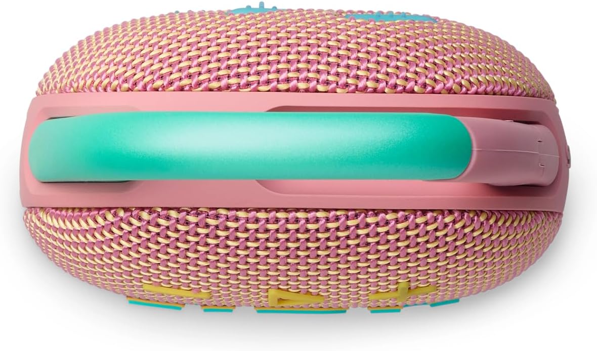 JBL Clip 5 Portable Bluetooth Speaker — Pink
