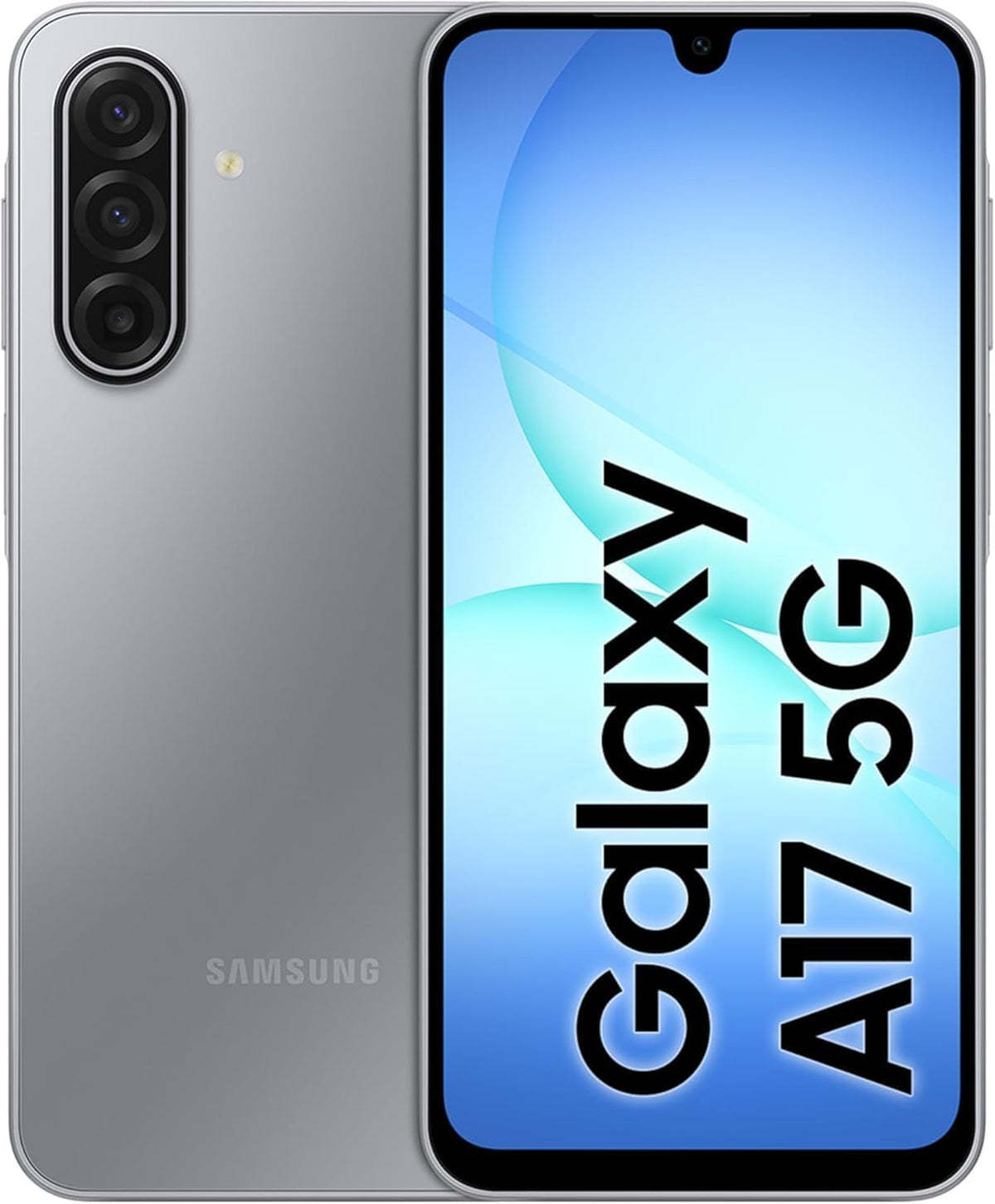 Samsung Galaxy A17 5G AI Smartphone, AI Phone with Android, Slim 7.5mm Bezel, 50 MP Camera, 256 GB Memory, 8 GB RAM, 5,000 mAh Battery, Gray - International Version