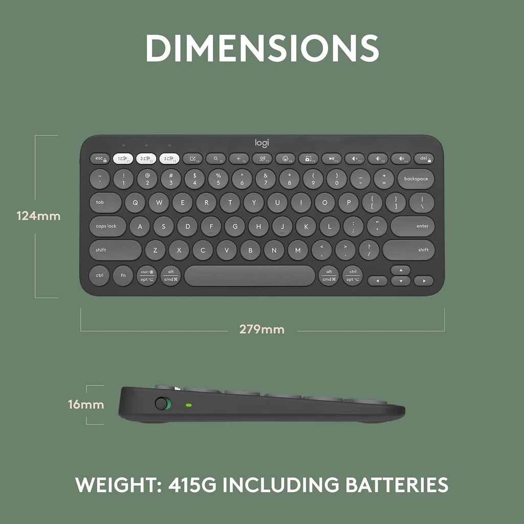 Logitech K380S Keyboard — Graphite