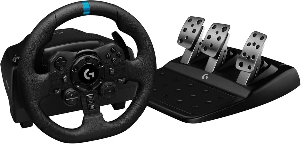 Logitech G923 PlayStation / PC Racing Wheel and Pedals — Black