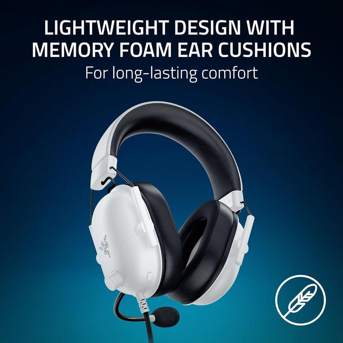 Razer BlackShark V2 X PlayStation licensed Gaming Headset — White — product image 6