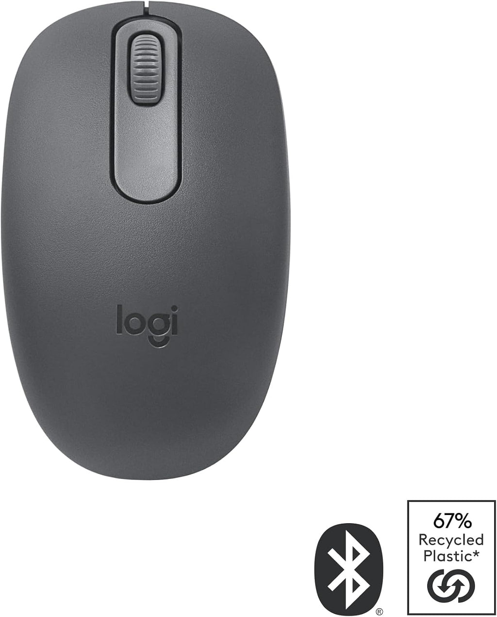 Logitech M196 Wireless Mouse — Graphite