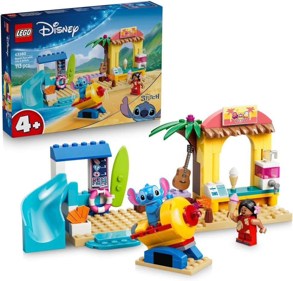 LEGO Disney Beach Fun with Lilo & Stitch 43280