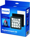 Philips XV1220/01 Filter Kit for Bagless Vacuum Cleaners Series 2000, Black/White