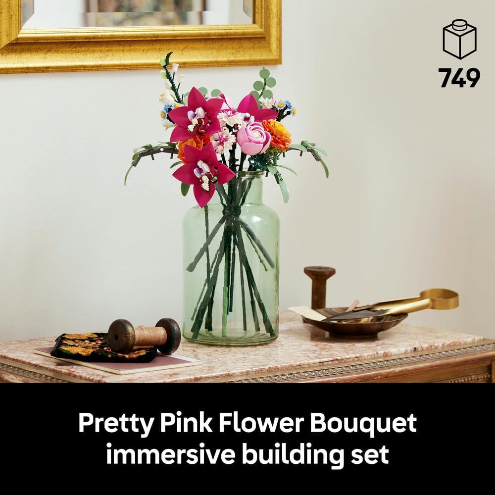 LEGO Botanicals Pretty Pink Flower Bouquet 10342 — image 2