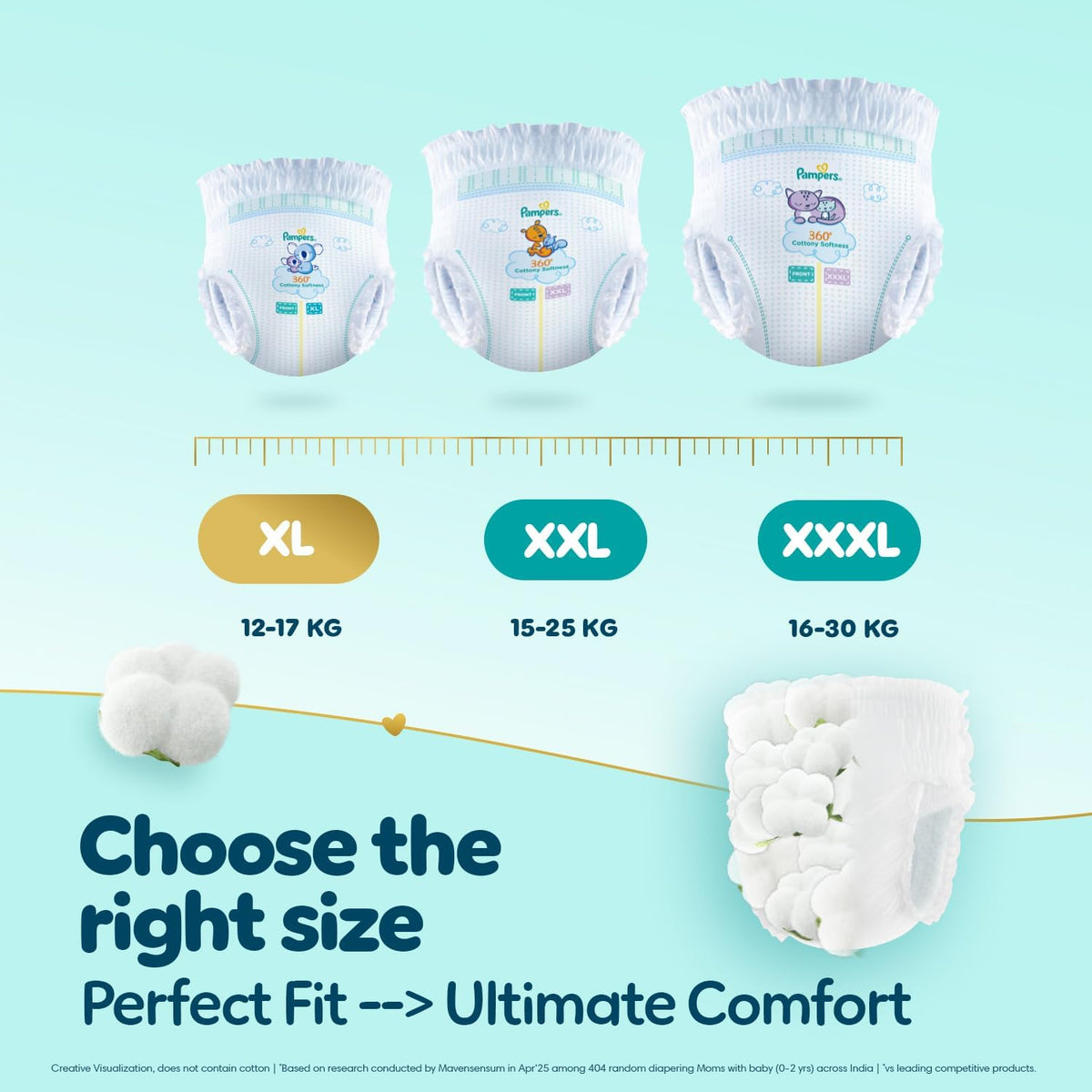 Pampers Premium Care Pants Diapers Monthly Box Pack, X-Large, 72 Count