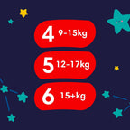 Pampers Night Nappies Pants Size 6 (15+kg) Baby-Dry, Monthly Box, Nappy Panties Provide Extra Protection for the All Night, 138 Nappies