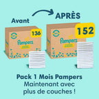 Pampers Baby Nappies Size 5 (11-16 kg) Premium Protection, Junior, Monthly Box, Best Comfort and Protection for Sensitive Skin, Pack of 152