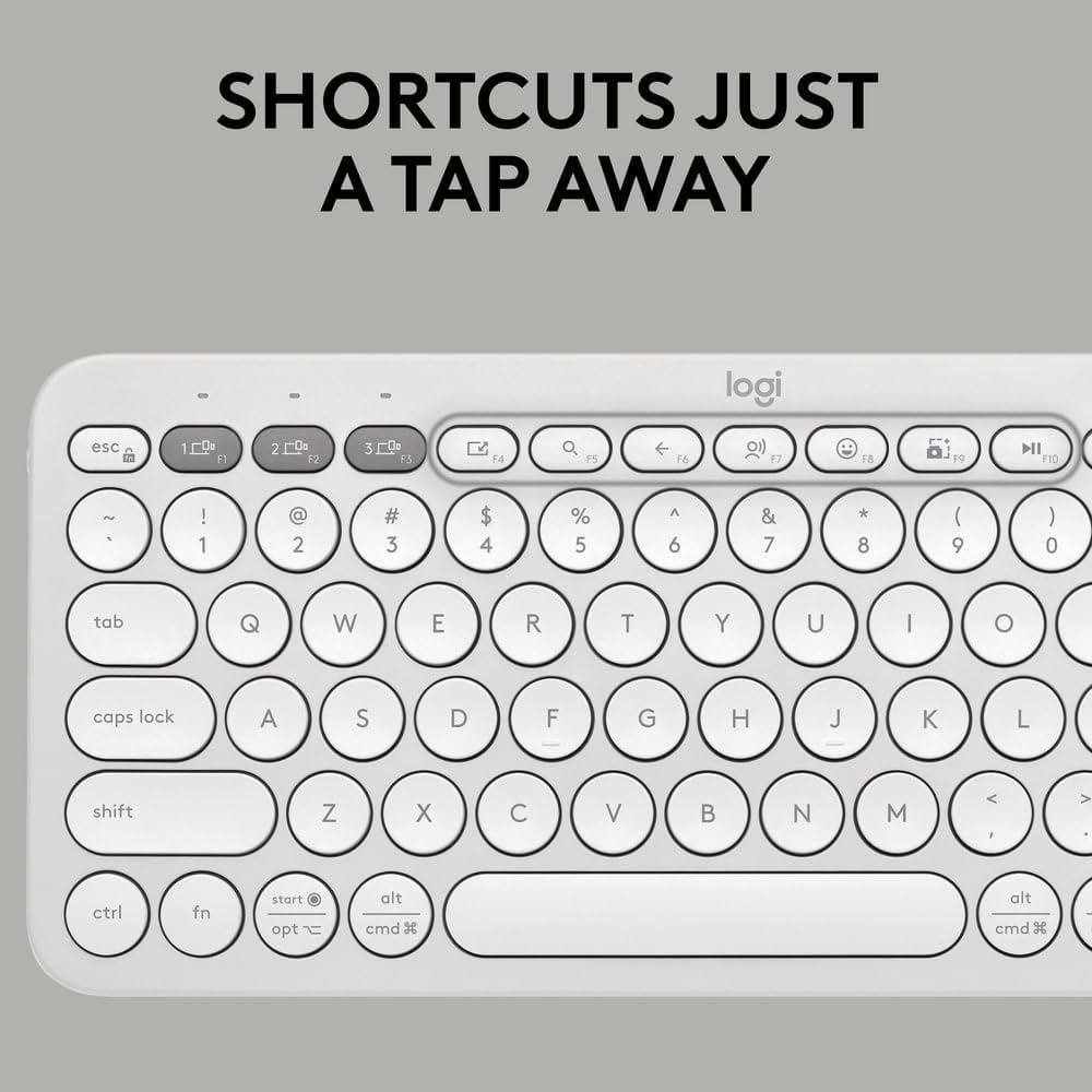 Logitech K380S Keyboard — White