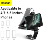 Baseus Car Phone Holder for Centre Console Dashboard, 360° Adjustable Car Phone Mount — 180°-Ultra Stable-BMP — Black