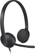 Logitech C922 Webcam and H340 Headset Bundle — Black