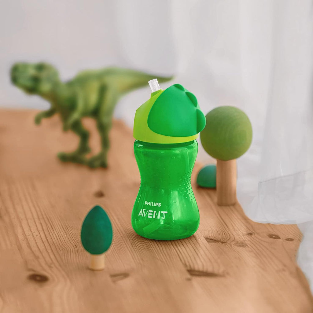 Philips Avent Straw Mug Without Handle, 12Â Months + 300Â ml — Green