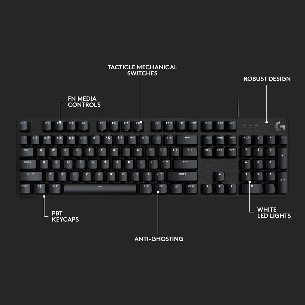 Logitech G413 SE Gaming Keyboard — Black