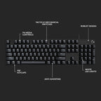 Logitech G413 SE Gaming Keyboard — Black
