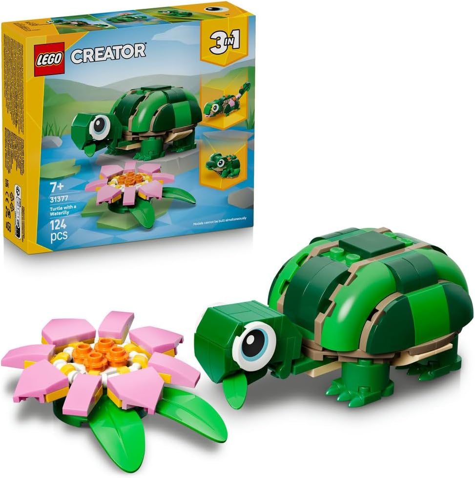 LEGO Creator 3in1 Turtle with a Water Lily Flower 31377 — image 1