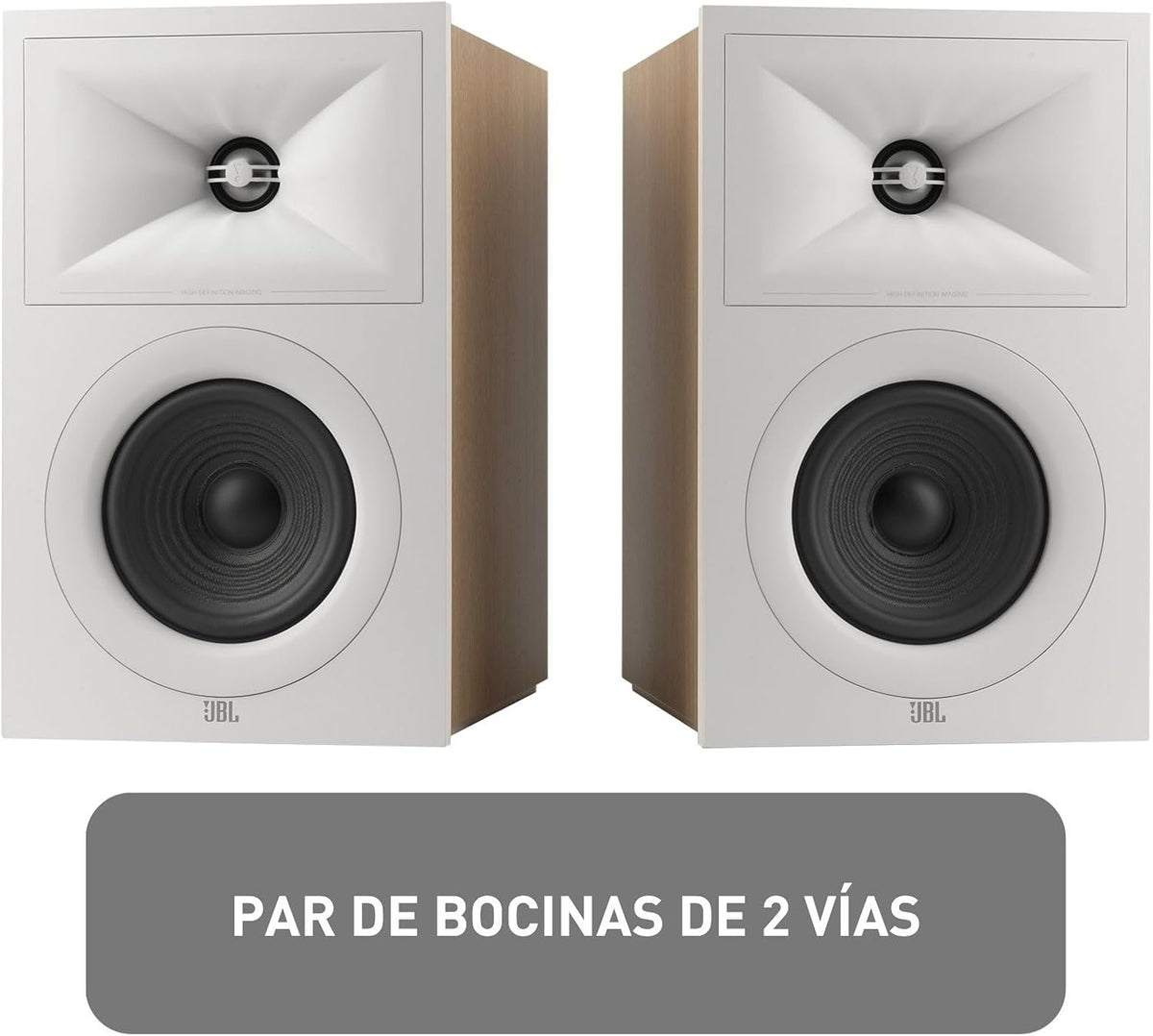 JBL Stage 250B Bookshelf Speakers — White