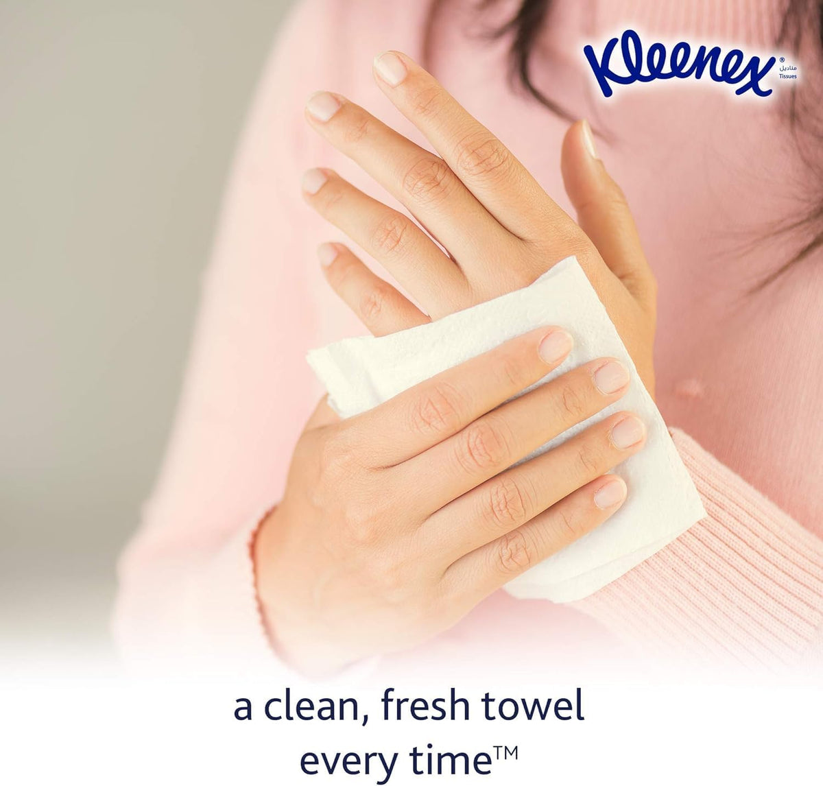 Kleenex Hand Towel, 12 Boxes x 90 Sheets, Disposable Towel Tissue for Hands, Kitchen and Bathroom use — additional view 8