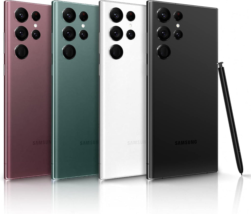 Samsung Galaxy S22 Ultra Smartphone Android 5G 8/12GB RAM AI Display 6.8" Dynamic AMOLED 2X Camera 108MP 5,000mAh (Green, 256GB)