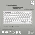 Logitech K380S Keyboard — White