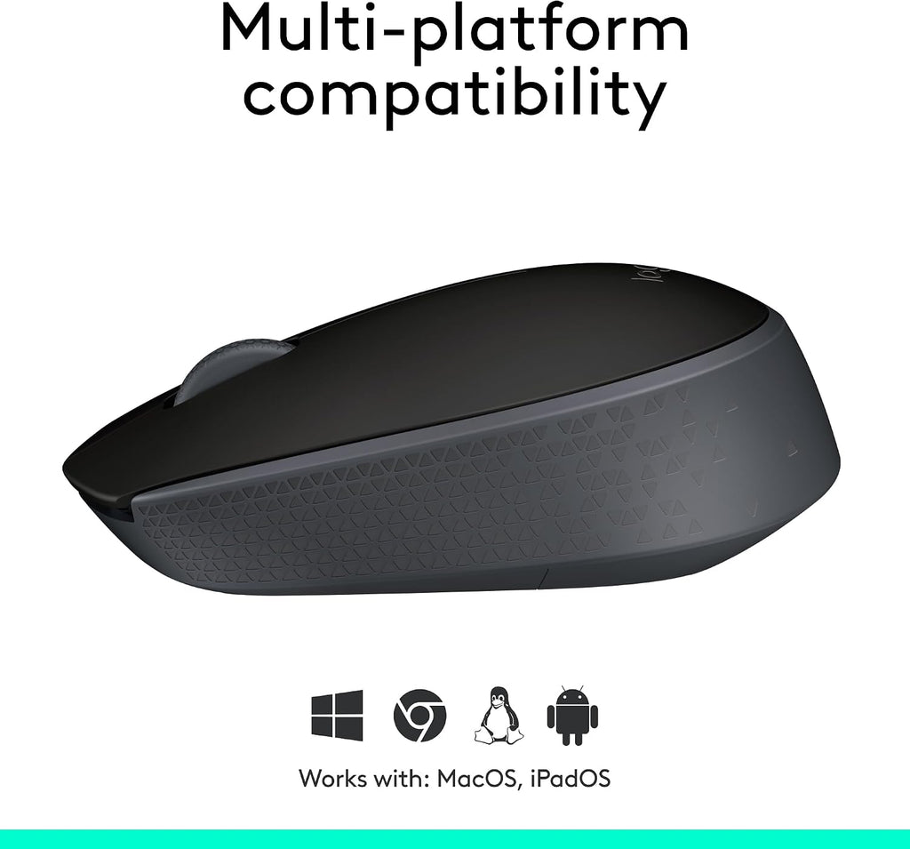 Logitech M171 Wireless Mouse — Silver