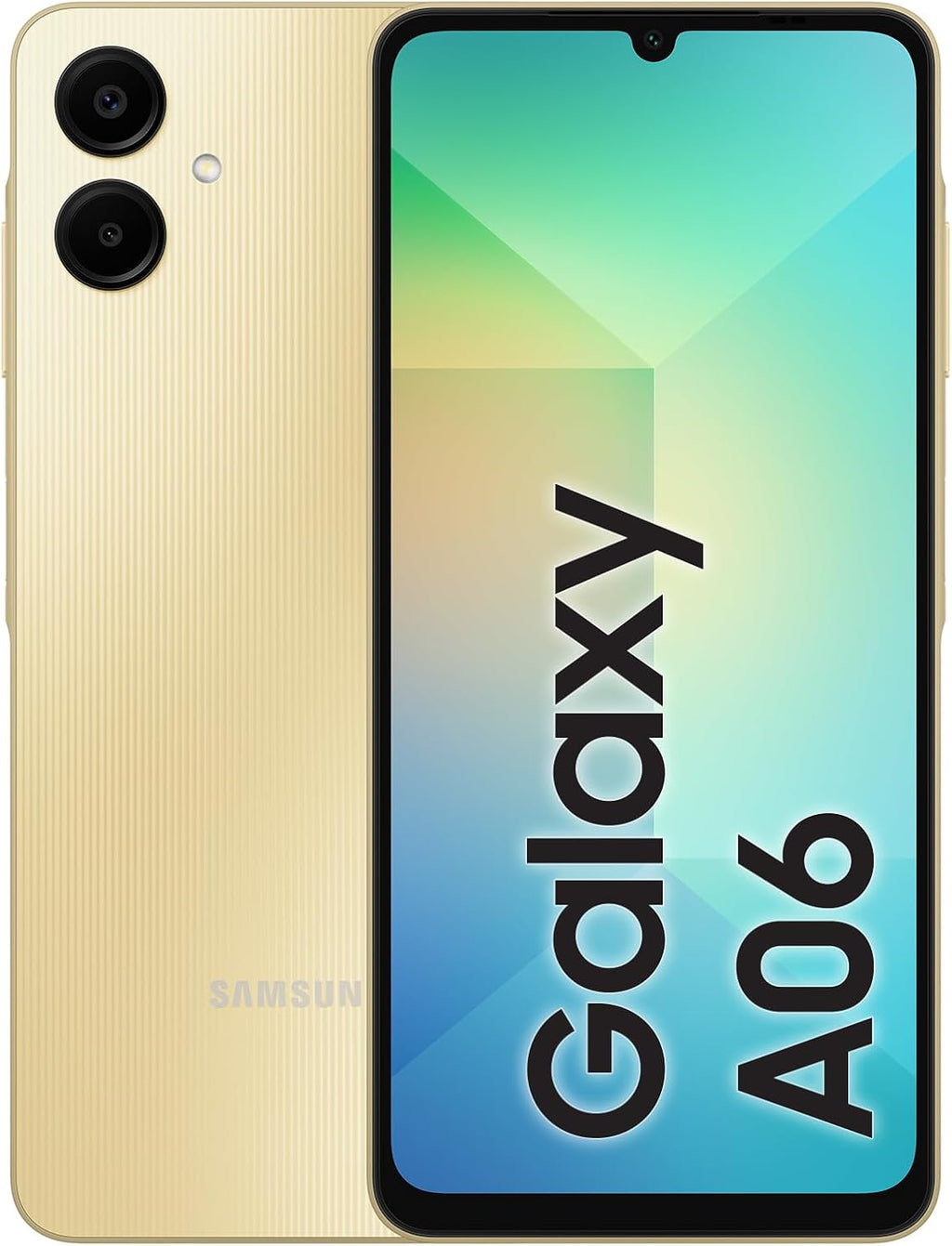 Samsung Galaxy A06 LTE, Android Smartphone, Dual SIM Mobile Phone, 4GB RAM, 128GB Storage, Gold (UAE Version)