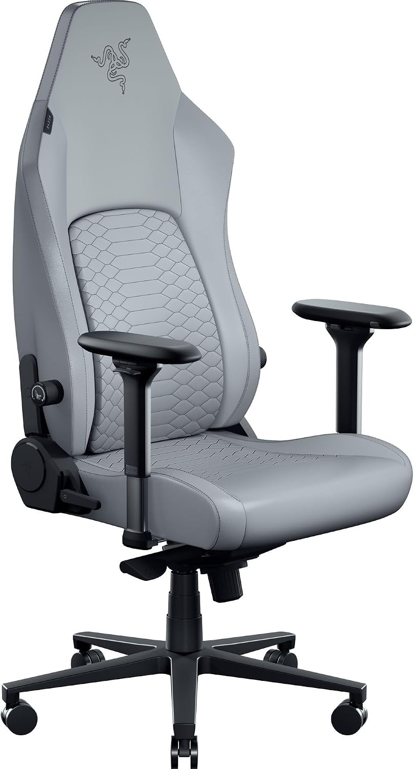 Razer Iskur V2 NewGen Ergonomic Gaming Chair — Light Gray — main product image