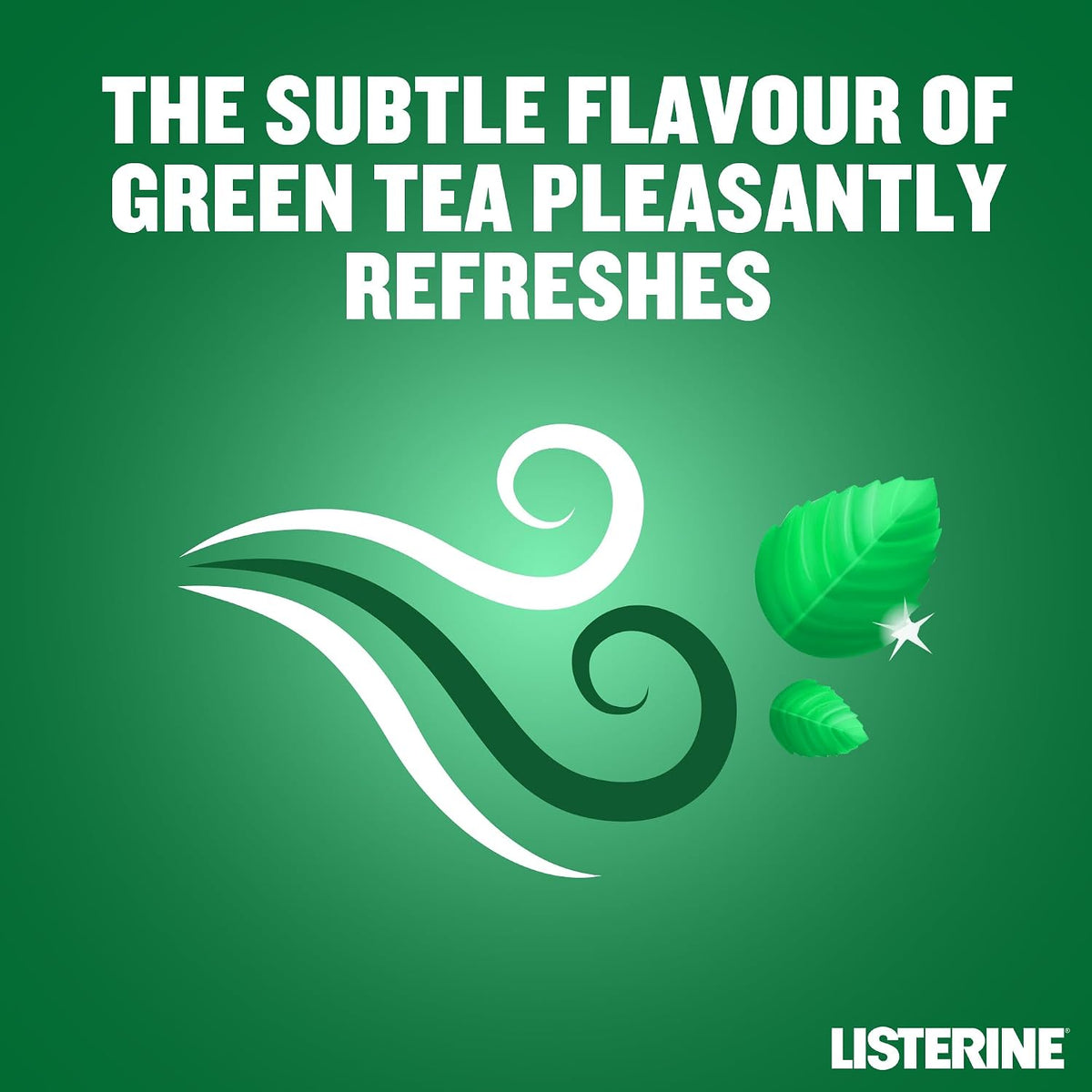 Listerine Green Tea Alcohol-Free Mouthwash, 500 ml — additional product view 4