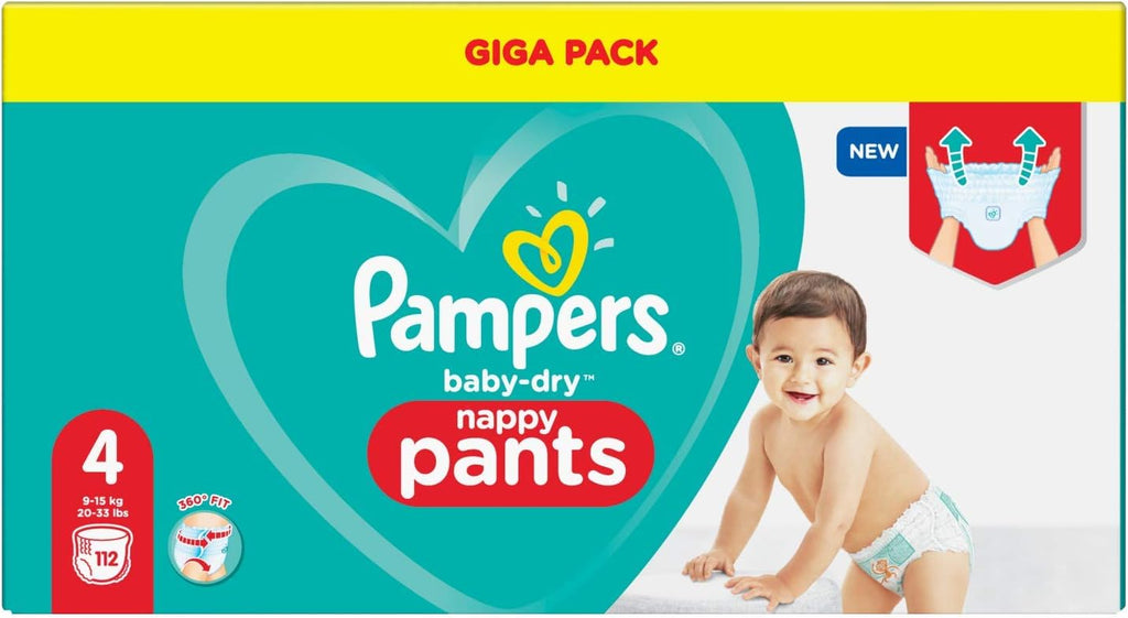 Pampers 81714239 Baby-Dry Pants Nappy Pants White