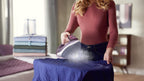 Philips Steam Iron 2600W, 40g/min Continuous Steam, 200g Steam Boost — Purple