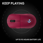 Logitech G PRO 2 LIGHTSPEED Gaming Mouse — Magenta