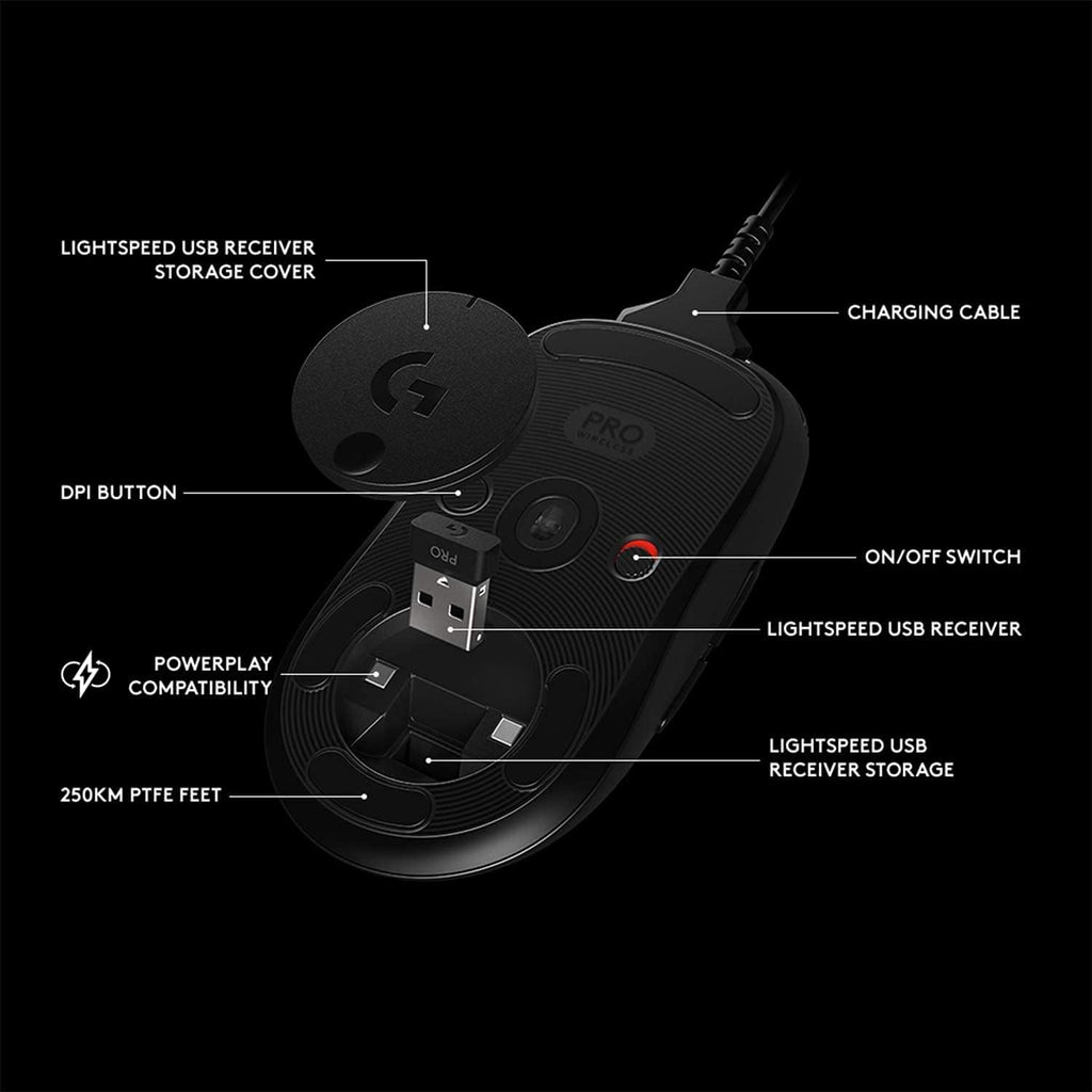 Logitech G PRO Wireless Gaming Mouse Shroud Edition — Purple