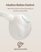 Baseus Bowie MC1 Open-Ear Earbuds — White