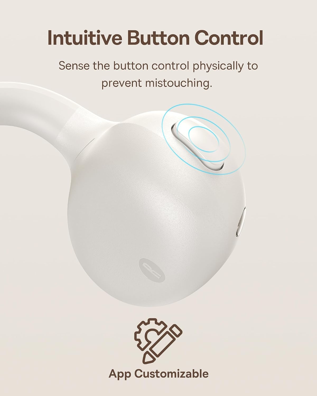 Baseus Bowie MC1 Open-Ear Earbuds — White