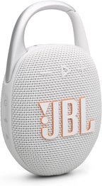 JBL Clip 5 Portable Bluetooth Speaker — White