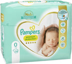 Pampers - Premium Protection Size 0, Diapers for Babies <3kg - 24 Pieces