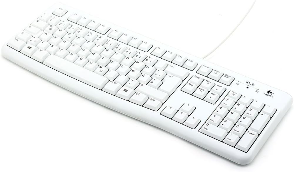 Logitech K120 Keyboard — White