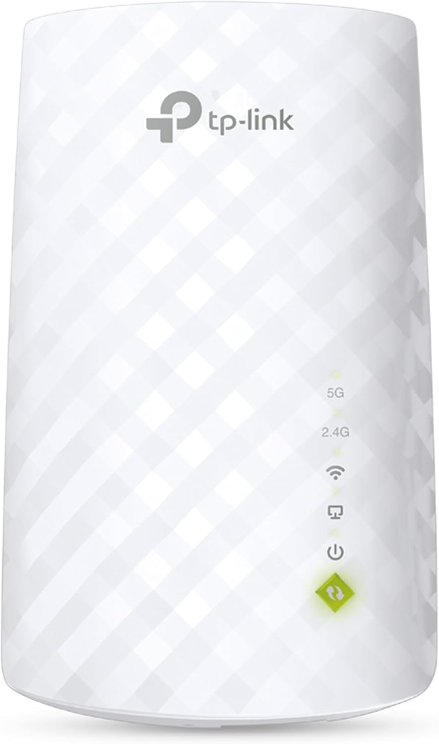 TP-Link RE200 AC750 Universal Dual Band Range Extender, Broadband/Wi-Fi Extender, Wi-Fi Booster/Hotspot with Ethernet Port, Plug and Play, Smart Signal Indicator, UK Plug