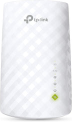 TP-Link RE200 AC750 Universal Dual Band Range Extender, Broadband/Wi-Fi Extender, Wi-Fi Booster/Hotspot with Ethernet Port, Plug and Play, Smart Signal Indicator, UK Plug
